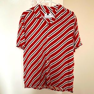 Topman Topshop Short Sleeve Button Up
